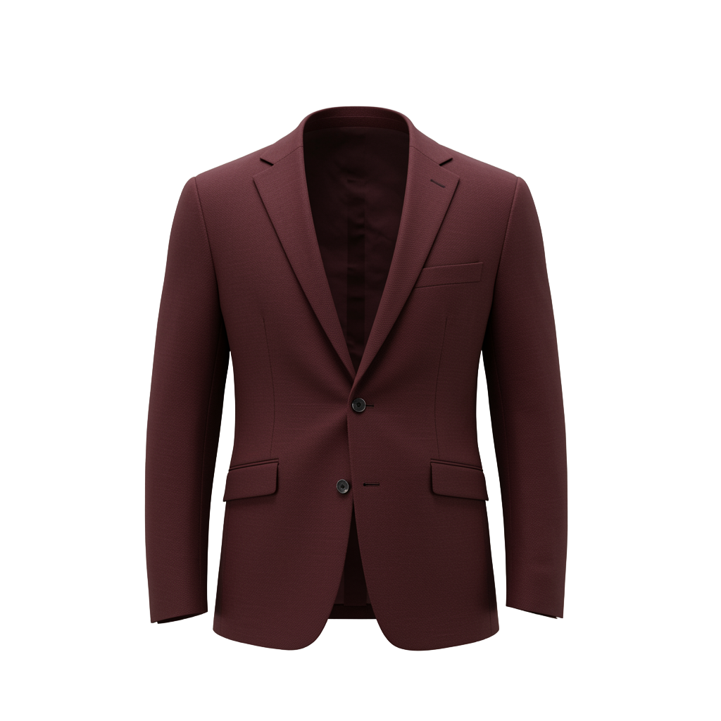 Roma Burgundy Suit
