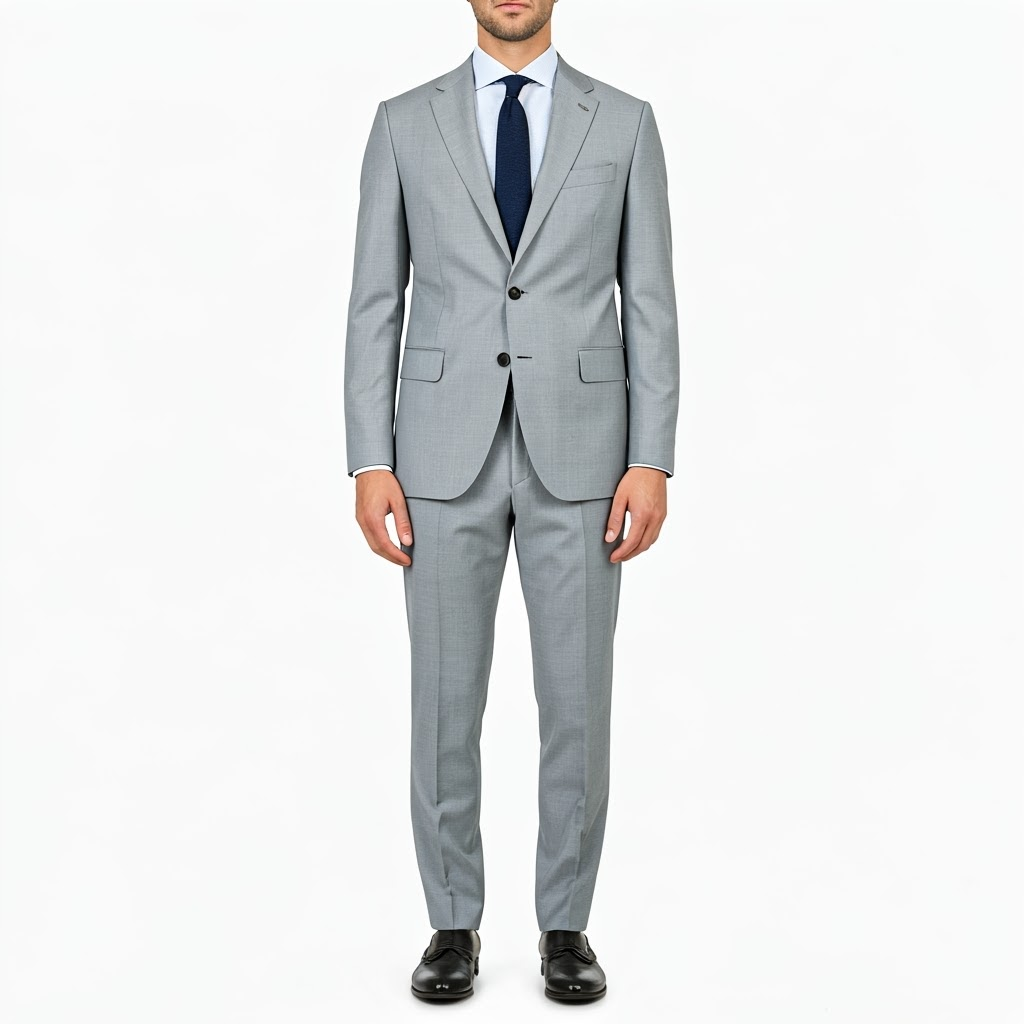 Torino Light Grey Suit